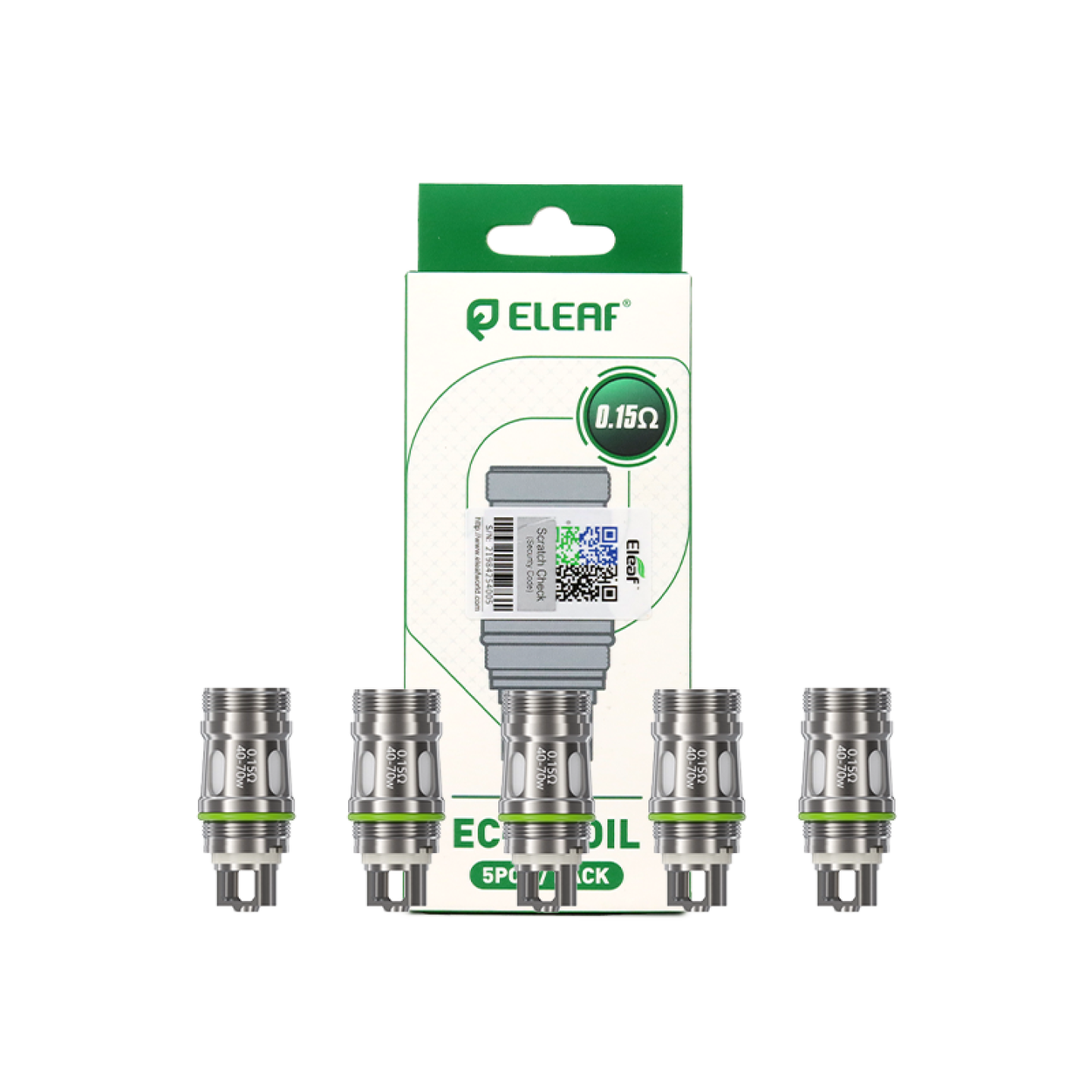 Résistances EC-D Eleaf, 0.15 ohm