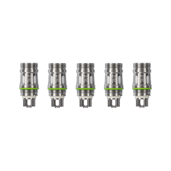 Résistances EC-D x5 Eleaf, vue d'ensemble