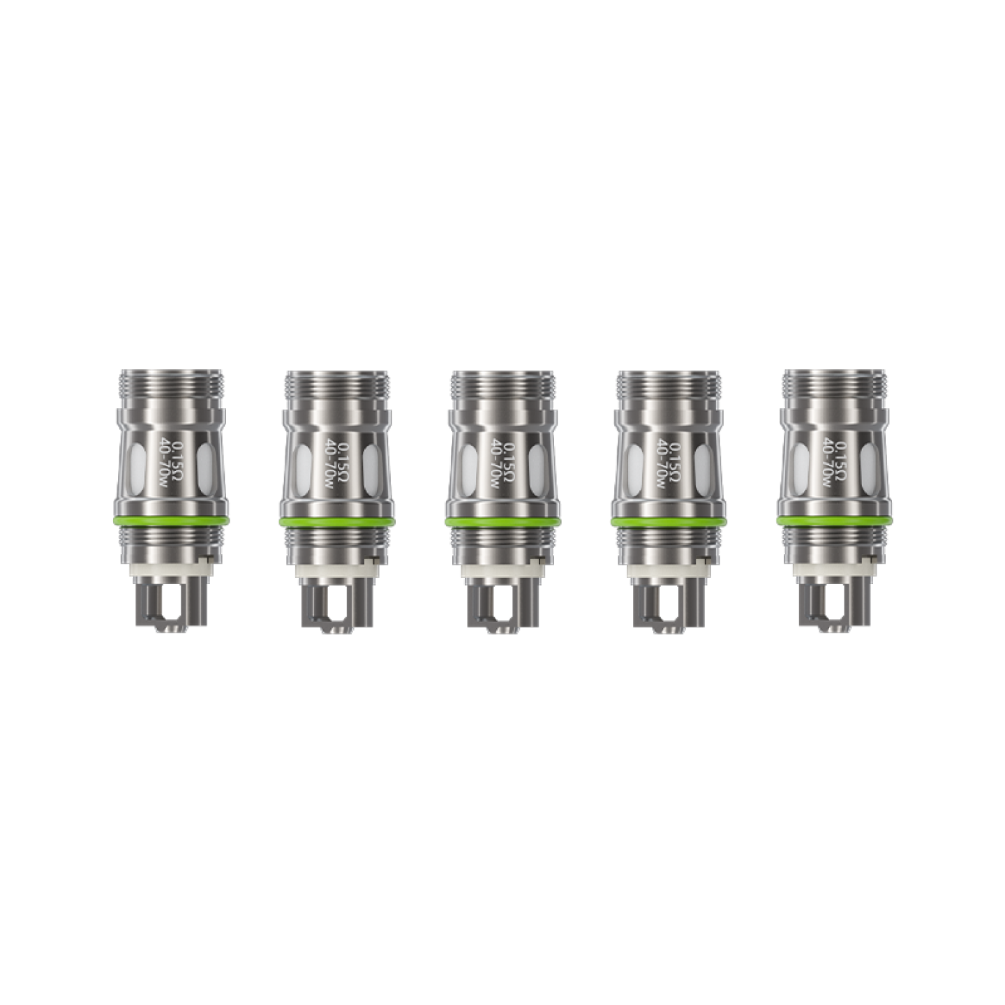Résistances EC-D x5 Eleaf, vue d'ensemble