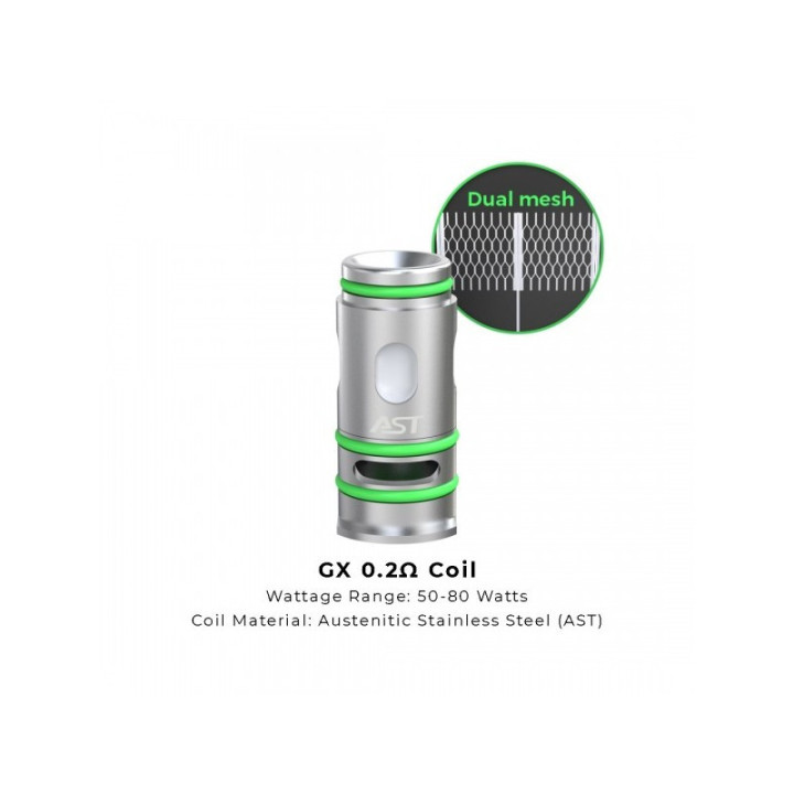 Résistances GX Eleaf, vue de la boîte
