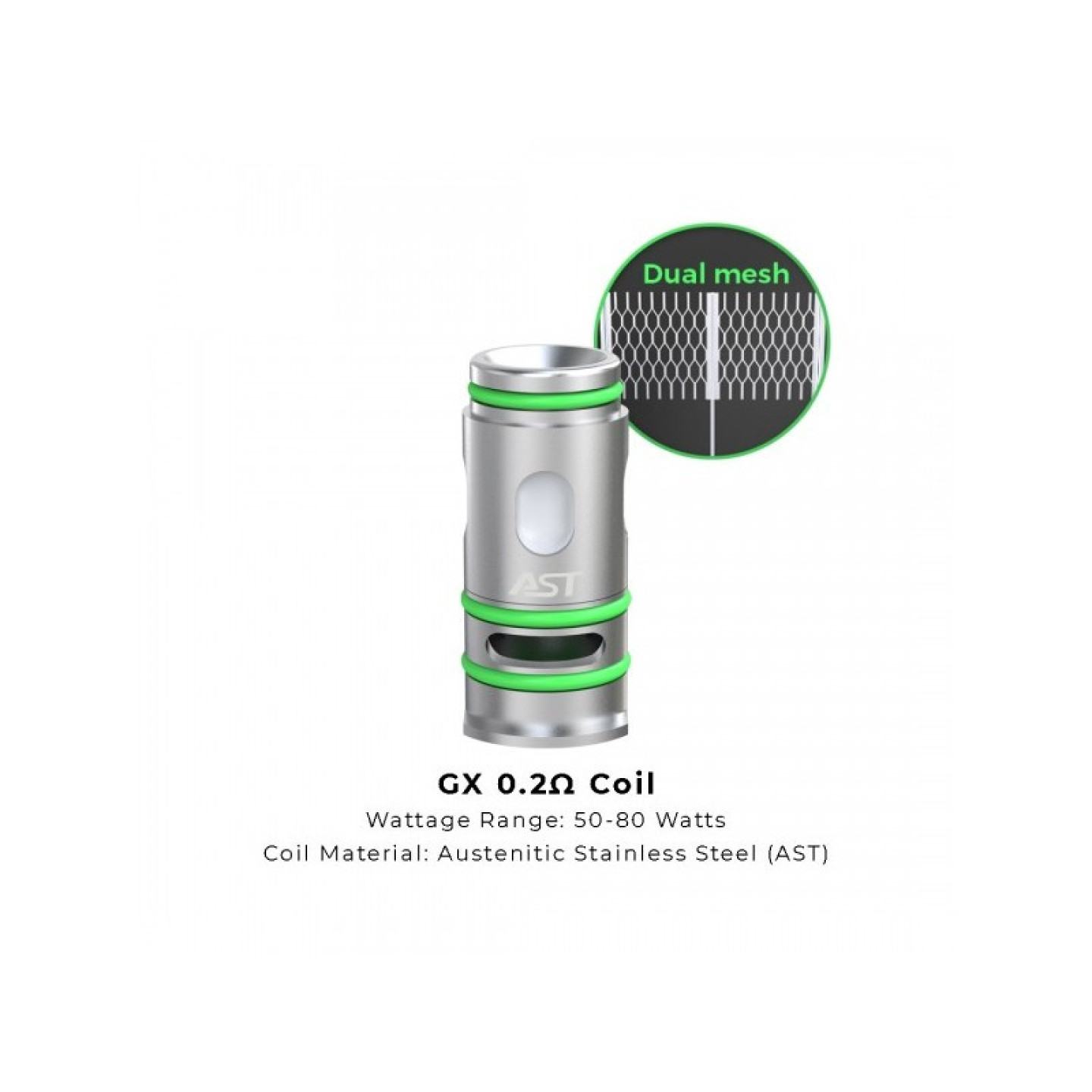 Résistances GX Eleaf, vue de la boîte