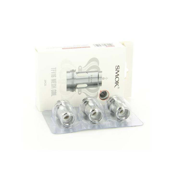 Pack de 3 résistances TFV16 Mesh Smok 0.17 ohm