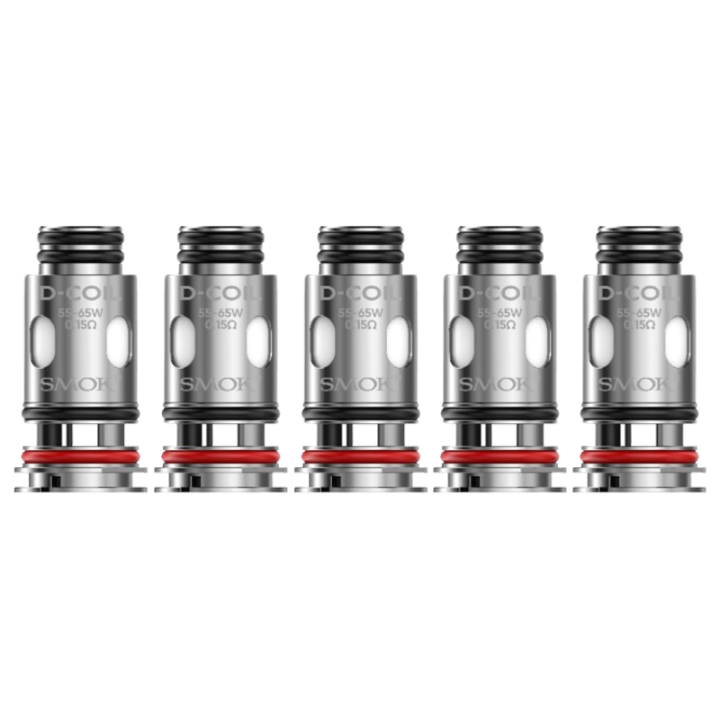 Pack de 5 résistances D-Coil Mesh Smok 0.15 ohm