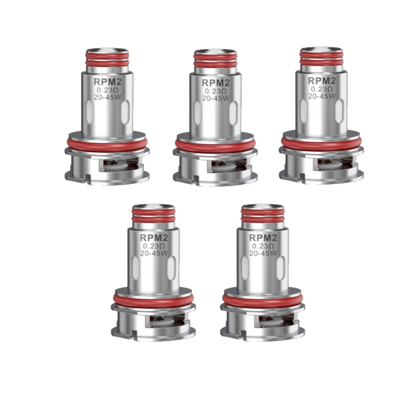 Pack de 5 résistances RPM2 Mesh Smok 0.23 ohm