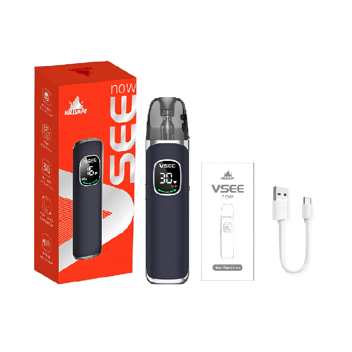 Kit Pod VSEE Now Hellvape coloris Midnight Blue