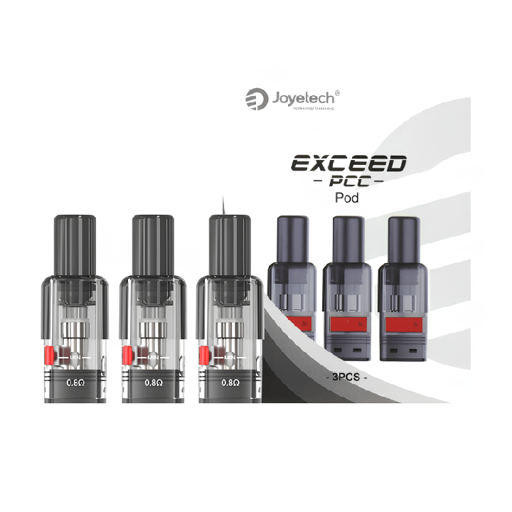 Cartouches Exceed PCC Joyetech, pack de 3