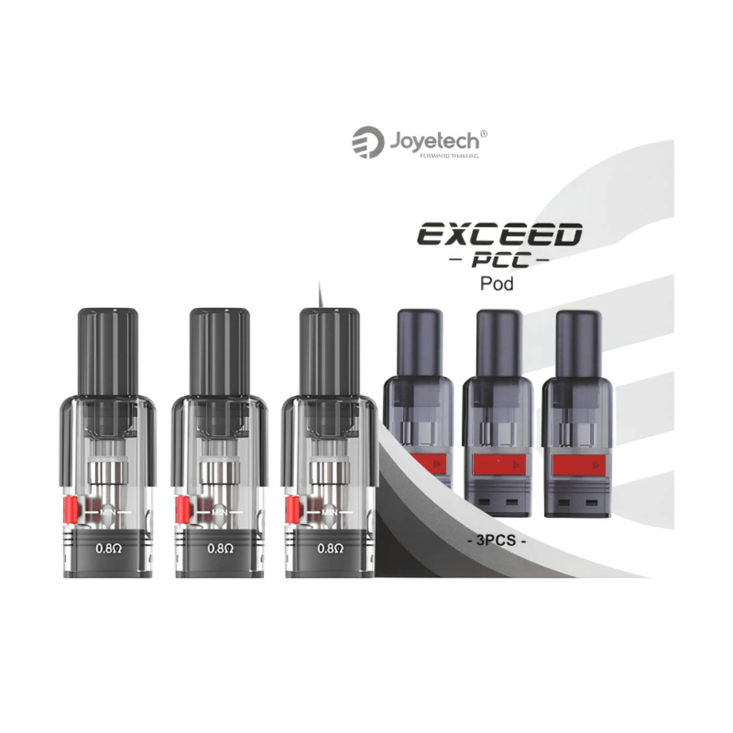 Cartouches Exceed PCC Joyetech, pack de 3