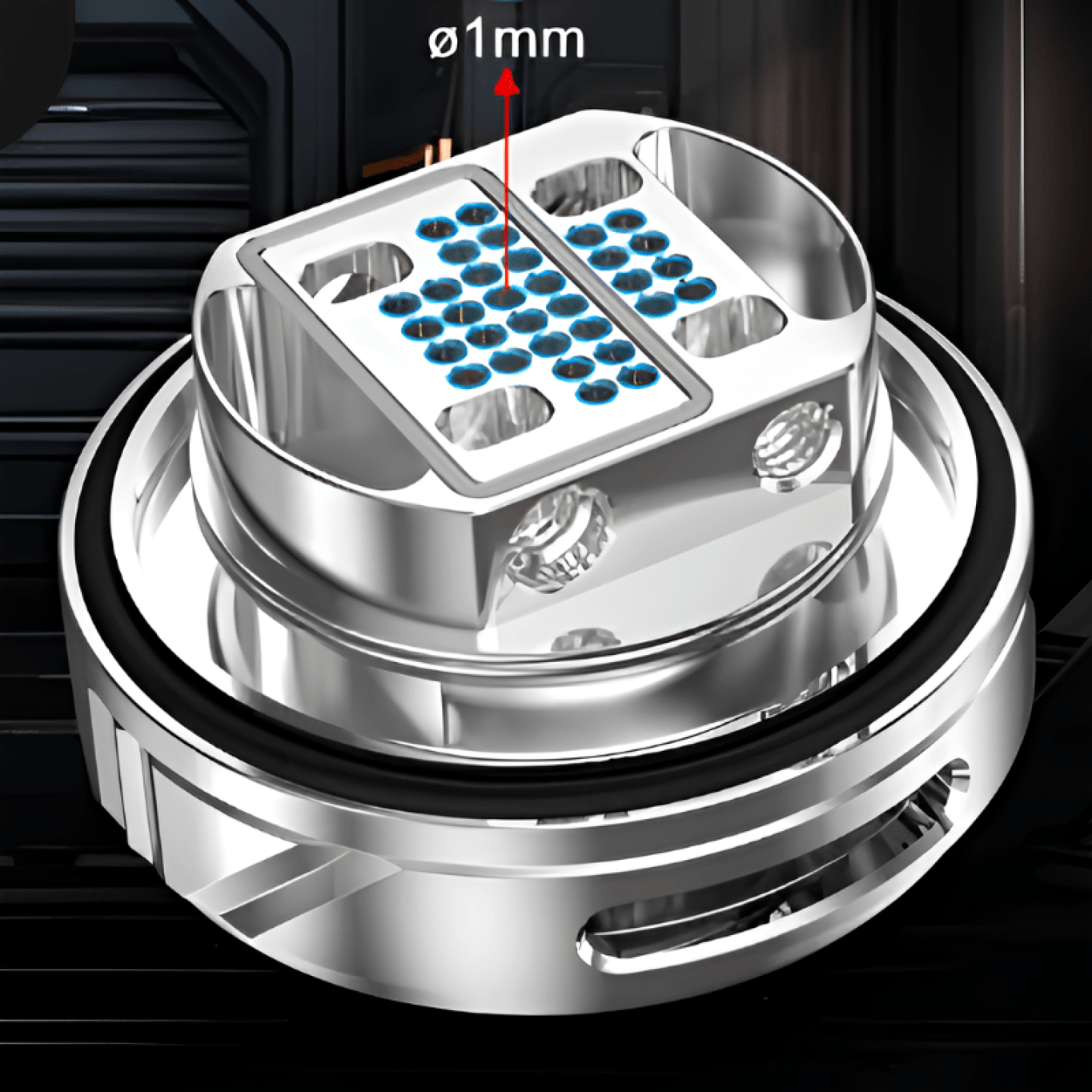 Atomiseur Fat Rabbit RTA 2 Hellvape, vue 4