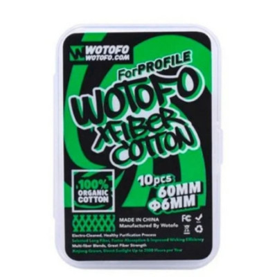 Coton XFiber Wotofo, 6 mm