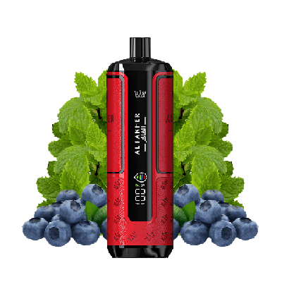 Kit Puff Hyper Max 25K - Crown Bar by Al Fakher - Blueberry Mint - BYCLOPE
