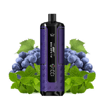 Kit Puff Hyper Max 25K - Crown Bar by Al Fakher - Grape Mint - BYCLOPE