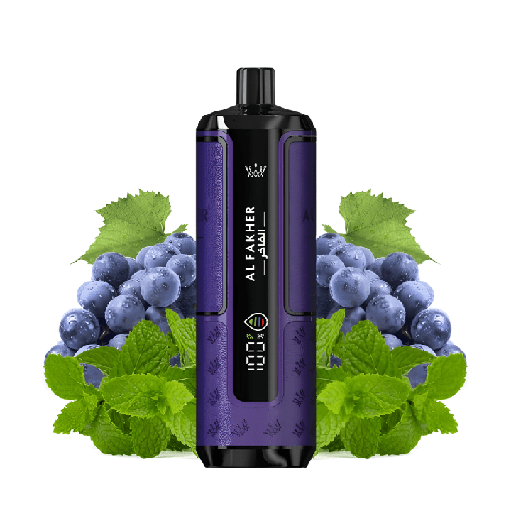 Kit Puff Hyper Max 25K - Crown Bar by Al Fakher - Grape Mint - BYCLOPE