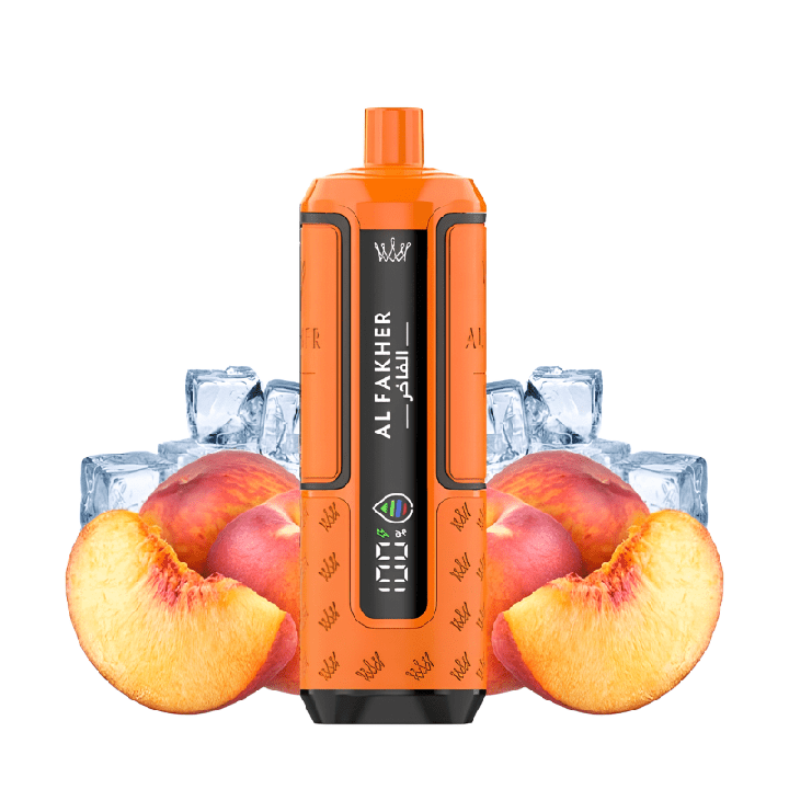 Kit Puff Hyper Max Advanced 30K - Crown Bar by Al Fakher - Peach Ice - BYCLOPE