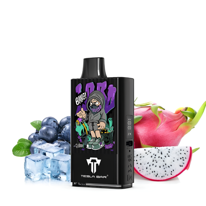 MT-10K Dragon Fruit Blueberry Ice Tesla Bar Teslacigs - ByClope