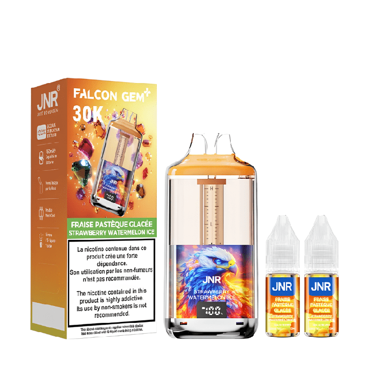 Puff 30K Falcom Gem+ 20mg - JNR - Strawberry Watermelon Ice - BYCLOPE