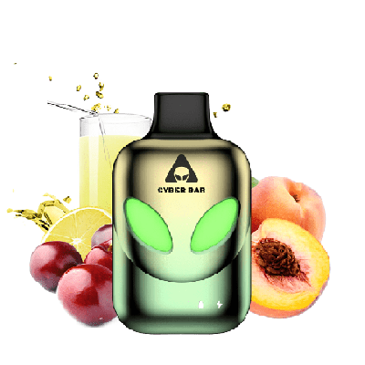 Puff AL8000 Cherry Peach Lemonade 0mg 10ml - Cyber bar - BYCLOPE