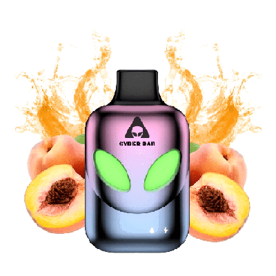 Puff AL8000 Juicy Peach 0mg 10ml - Cyber bar - BYCLOPE