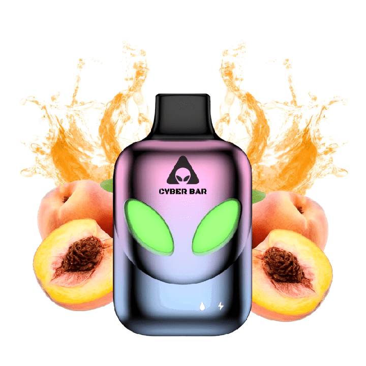 Puff AL8000 Juicy Peach 0mg 10ml - Cyber bar - BYCLOPE