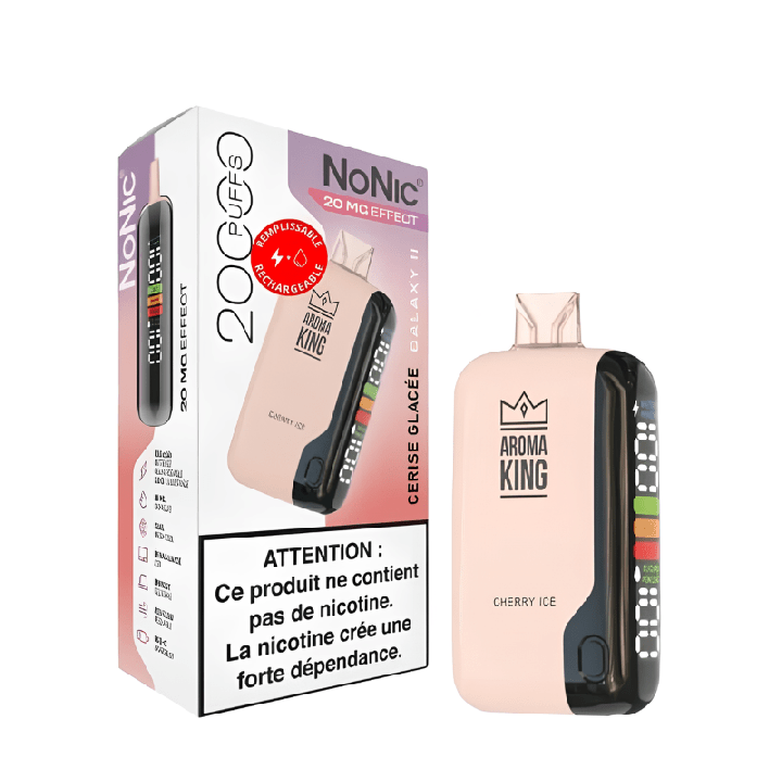 Puff NoNic Galaxy II 20000 Cerise Glacée - Aroma King - BYCLOPE
