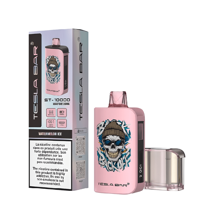 ST - 10K Watermelon Ice 2% 10ML - TESLA BAR BY TESLACIGS - BYCLOPE