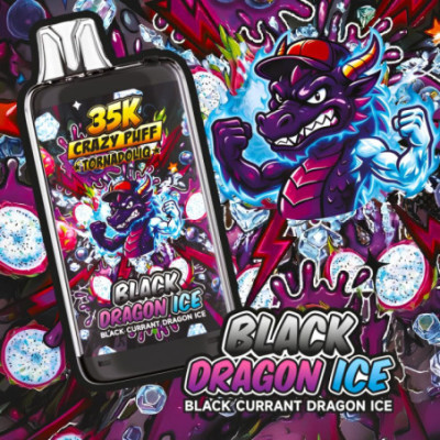 Crazy Puff 35K Black Dragon Ice 20ml - Tornadoliq - BYCLOPE