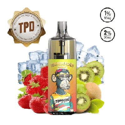 Puff 10000 TPD Europe Strawberry Kiwi Ice 20mg - Tornado - BYCLOPE
