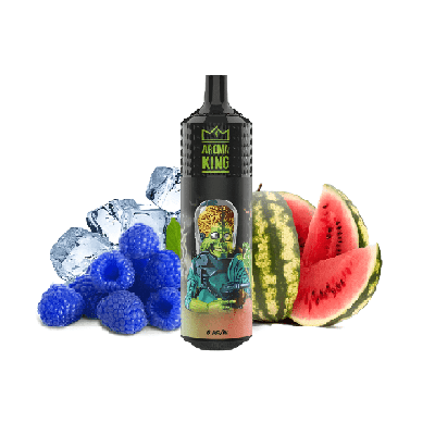 Puff 9000 Watermelon Razz Ice 0mg - Aroma King - BYCLOPE