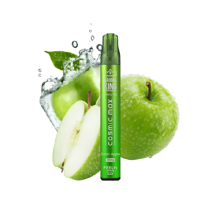 PUFF COSMIC MAX 999 GREEN APPLE 20MG - AROMA KING - BYCLOPE