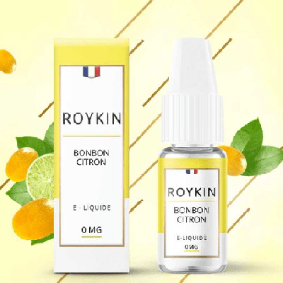 Bonbon Citron 10ml Roykin - e-liquide gourmand - ByClope