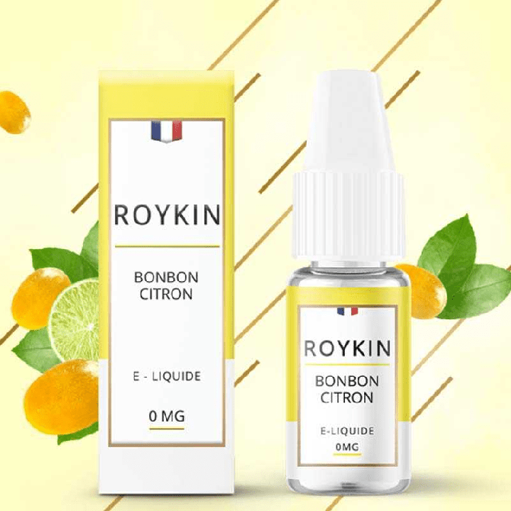 Bonbon Citron 10ml Roykin - e-liquide gourmand - ByClope