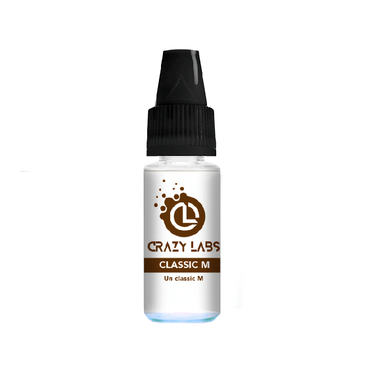 E-liquide Classic M Sel de Nicotine 10ml Crazy Labs