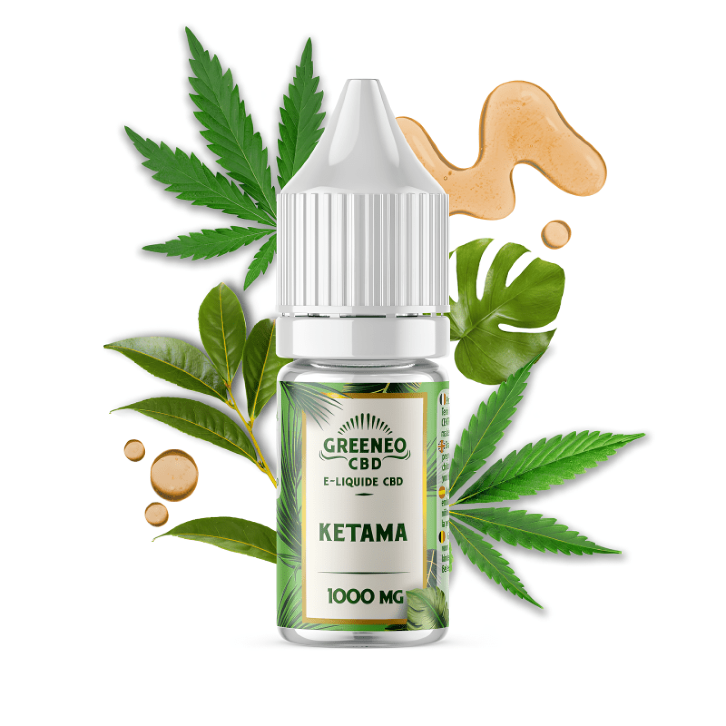 E - Liquide Ketama - Greeneo - Taux: 1000mg - BYCLOPE