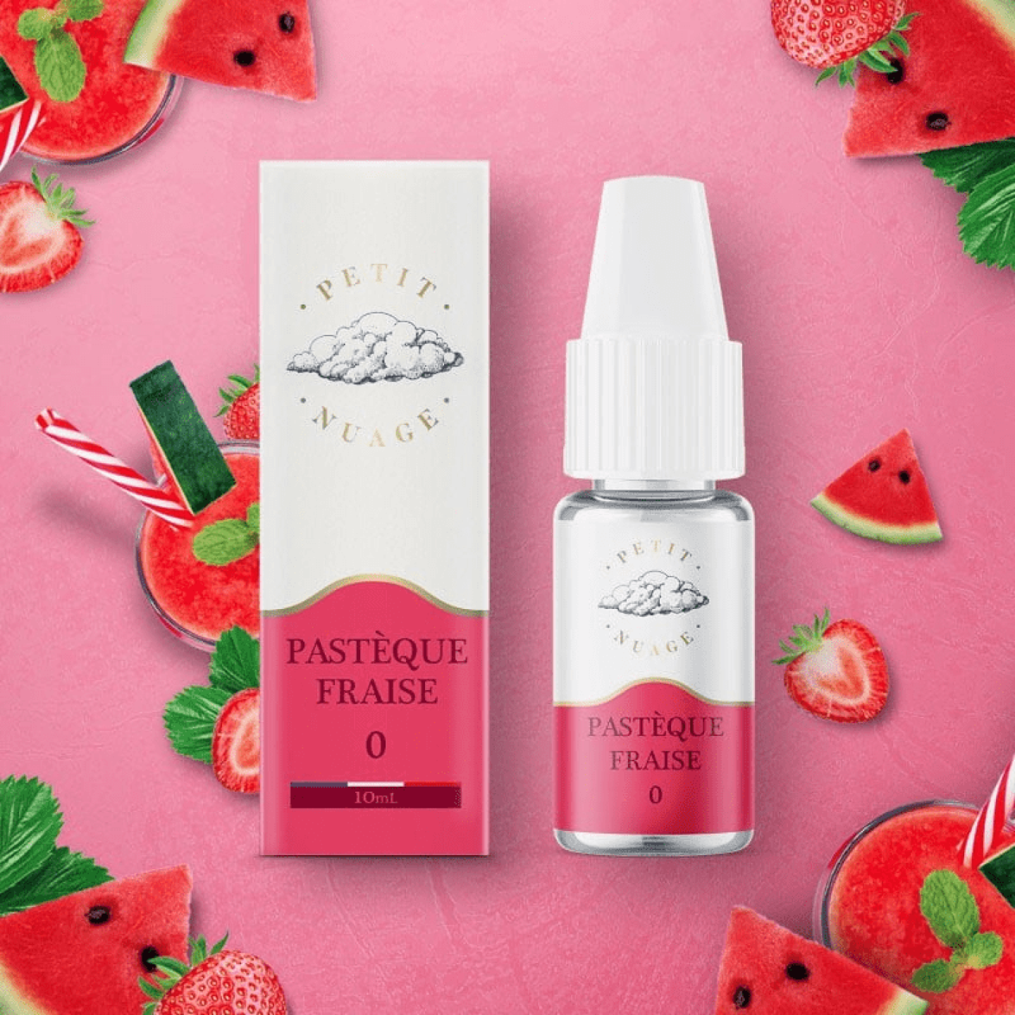 E-Liquide Pastèque Fraise 10ml - Petit Nuage - BYCLOPE