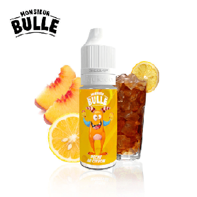 PÊCHE CITRON MONSIEUR BULLE 10ML - BYCLOPE
