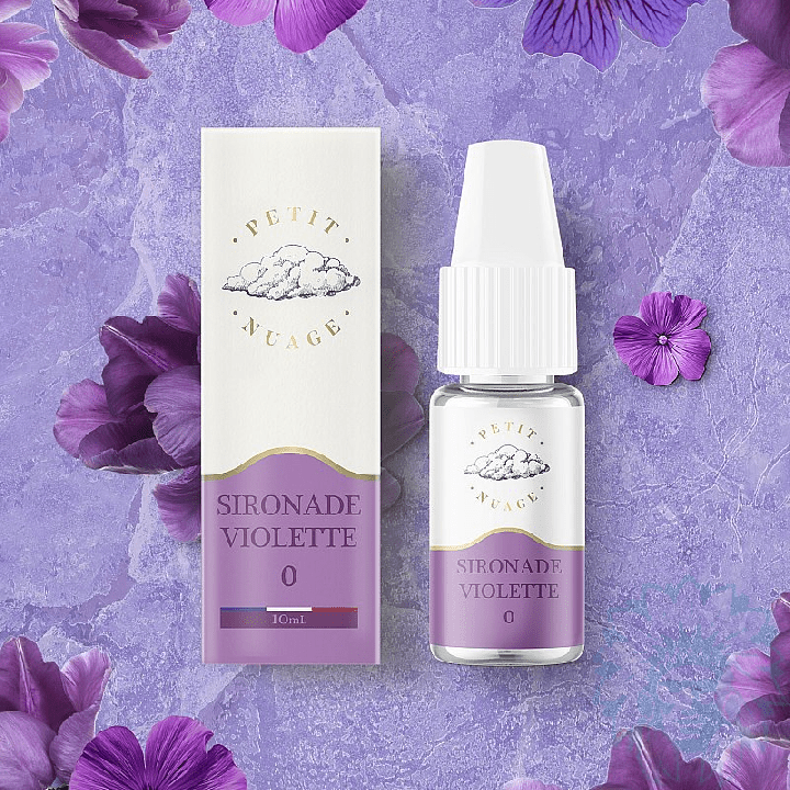 E-Liquide Sironade Violette 10ml - Petit Nuage - BYCLOPE