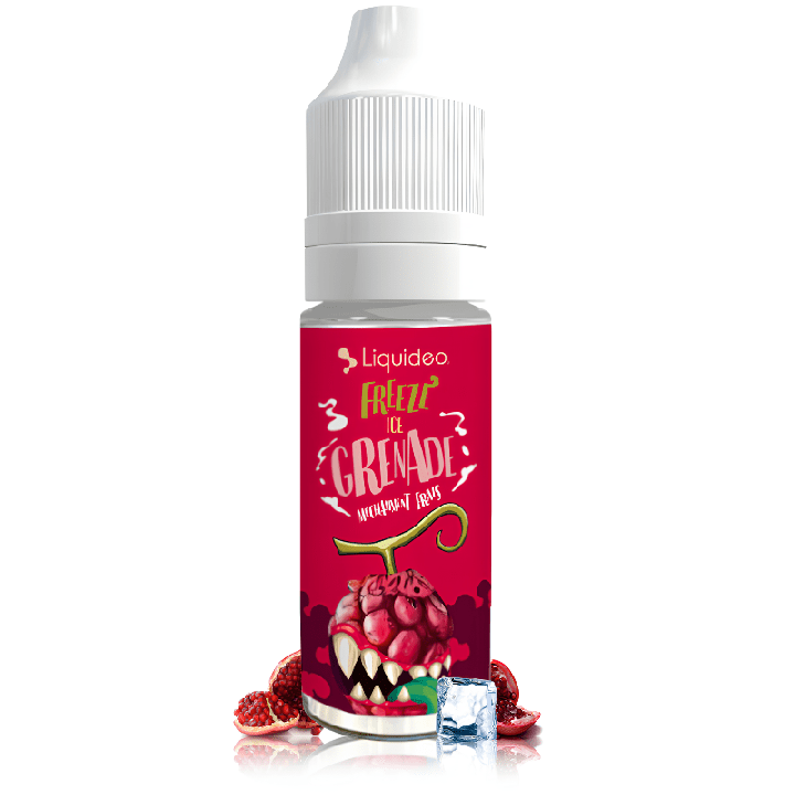 Freeze Ice Grenade 10ml Liquideo - e-liquide grenade glacée - ByClope