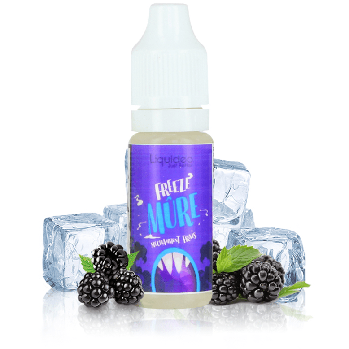 Freeze Mûre 10ml Liquideo - e-liquide mûre glacée - ByClope