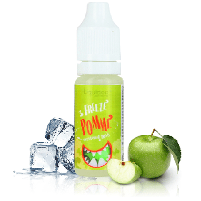 Freeze Pomme 10ml Liquideo - e-liquide pomme verte glacée - ByClope