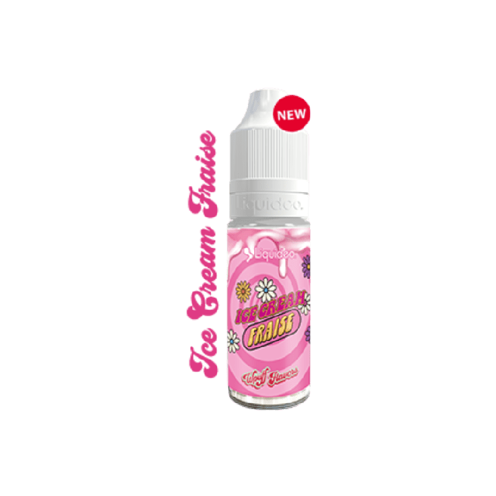 Ice Cream Fraise 10ml Liquideo - ByClope