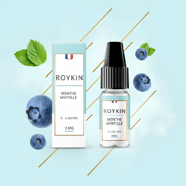 E-liquide Menthe Myrtille 10ml Roykin