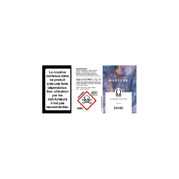 E - liquide Mystery 10ml - Cloud Empire - BYCLOPE