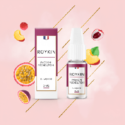 E-liquide Passion Pêche Litchi 10ml Roykin
