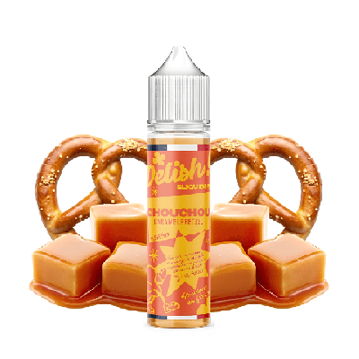 Chouchou Delish 50ml Liquideo - e-liquide bretzel caramel salé - ByClope