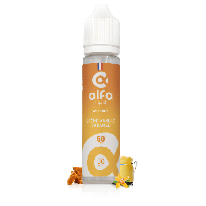 Crème Vanille Caramel 50ml Alfaliquid - BYCLOPE