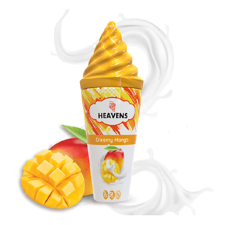 E-Liquide Creamy Mango 50ml - Heavens by Vape Maker - BYCLOPE