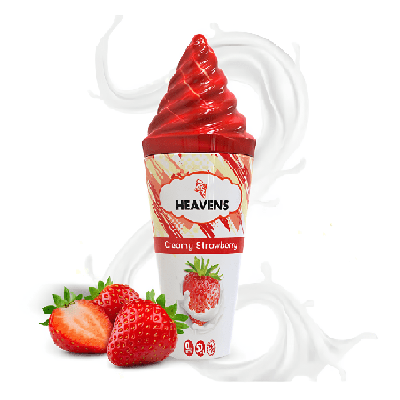 E-Liquide Creamy Strawberry 50ml - Heavens by Vape Maker - BYCLOPE
