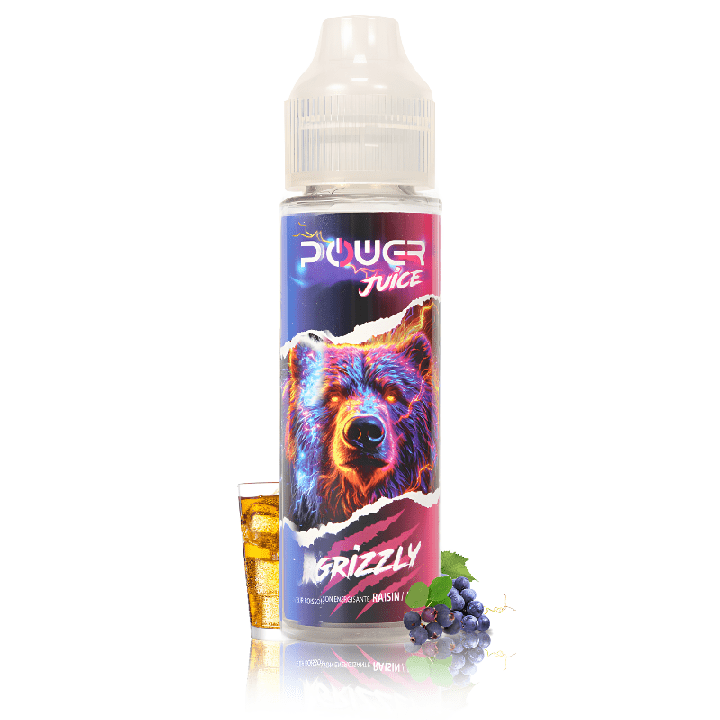 E - Liquide Grizzly 50ml - Power Juice - BYCLOPE