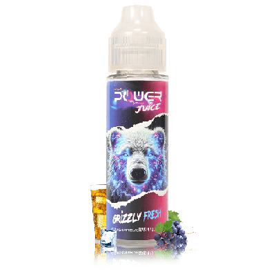 E - Liquide Grizzly Fresh 50ml - Power Juice - BYCLOPE