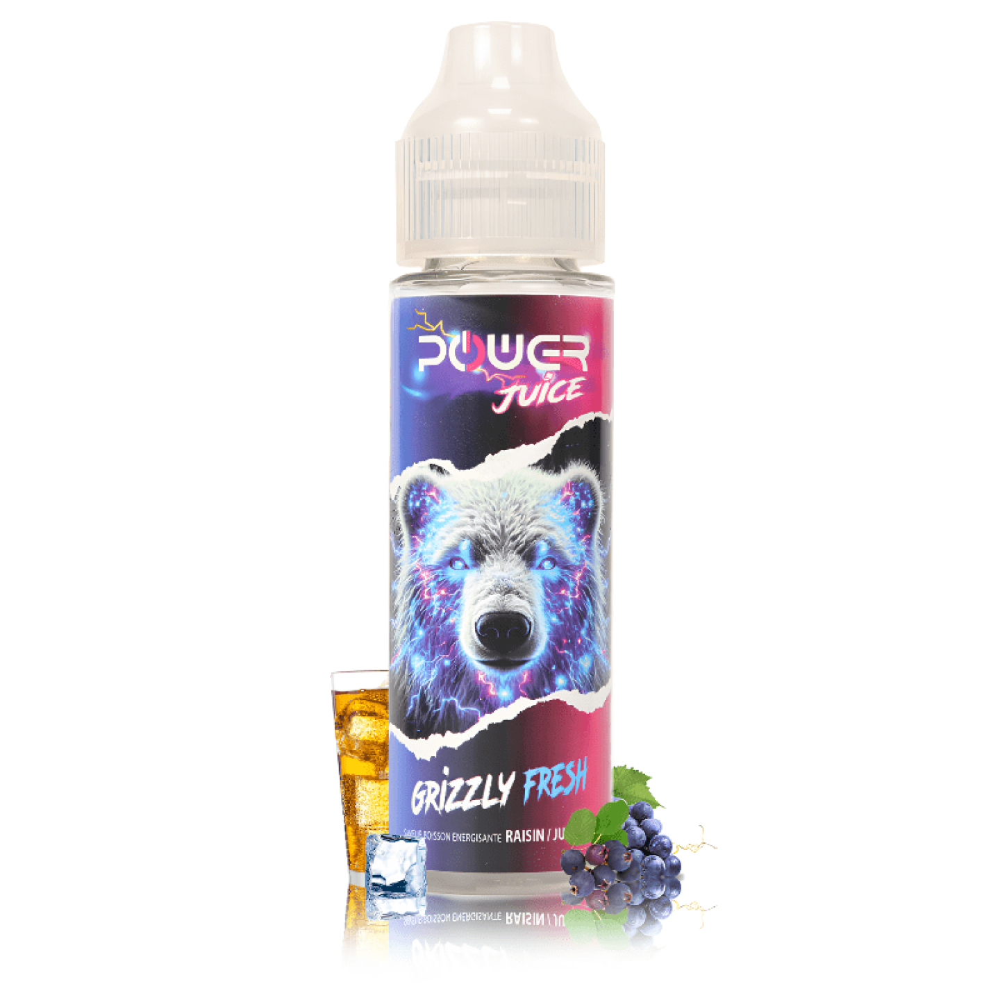 E - Liquide Grizzly Fresh 50ml - Power Juice - BYCLOPE