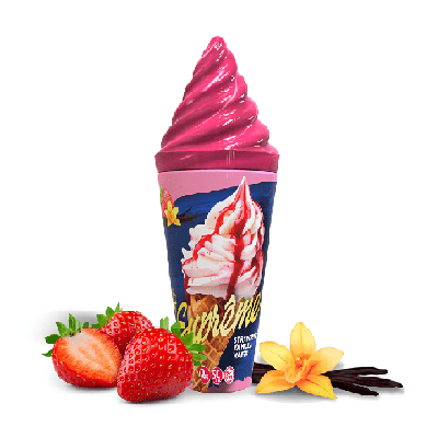 E-Liquide Strawberry Vanilla 50ml - Suprême by Vape Maker - BYCLOPE